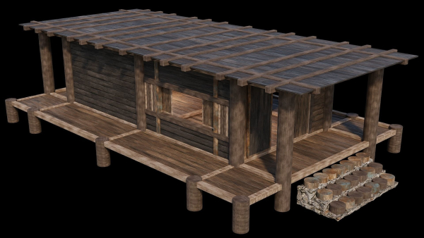 Medieval Houses Pack 19-20-21-22-23-24 - 4K Textures Game Ready