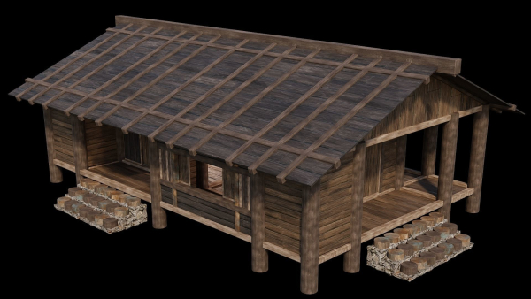 Medieval Houses Pack 19-20-21-22-23-24 - 4K Textures Game Ready