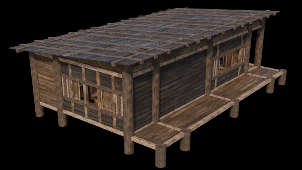 Medieval Houses Pack 19-20-21-22-23-24 - 4K Textures Game Ready