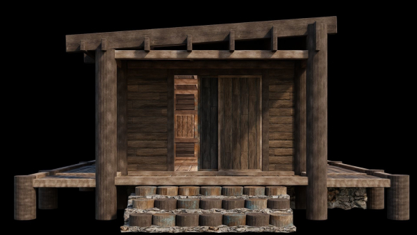 Medieval Houses Pack 19-20-21-22-23-24 - 4K Textures Game Ready