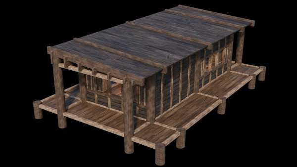 Medieval Houses Pack 19-20-21-22-23-24 - 4K Textures Game Ready