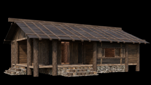 Medieval Houses Pack 19-20-21-22-23-24 - 4K Textures Game Ready