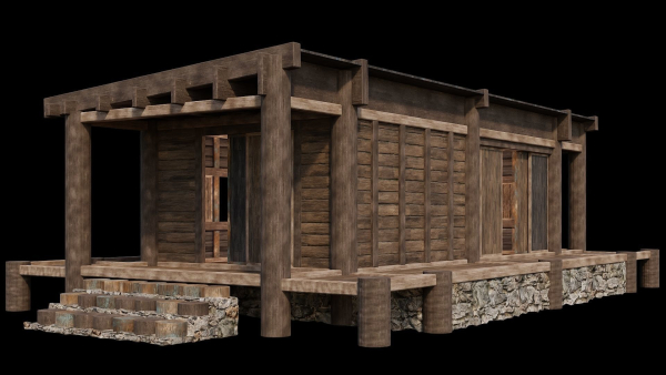 Medieval Houses Pack 19-20-21-22-23-24 - 4K Textures Game Ready