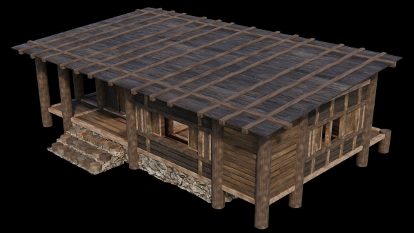 Medieval Houses Pack 19-20-21-22-23-24 - 4K Textures Game Ready