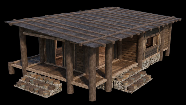 Medieval Houses Pack 19-20-21-22-23-24 - 4K Textures Game Ready