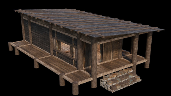 Medieval Houses Pack 19-20-21-22-23-24 - 4K Textures Game Ready
