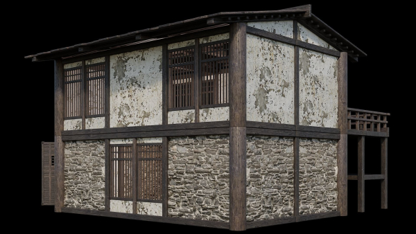 Medieval Houses Pack 31-32-33-34-35 - 4K Textures Game Ready