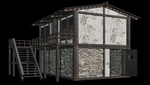 Medieval Houses Pack 31-32-33-34-35 - 4K Textures Game Ready