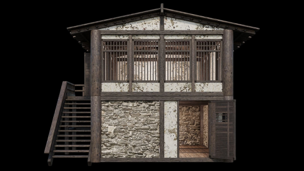 Medieval Houses Pack 31-32-33-34-35 - 4K Textures Game Ready