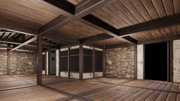 Medieval Houses Pack 31-32-33-34-35 - 4K Textures Game Ready