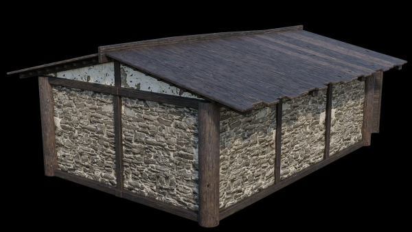 Medieval Houses Pack 31-32-33-34-35 - 4K Textures Game Ready