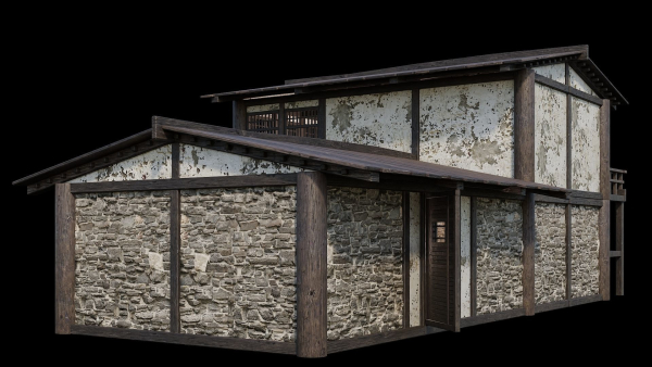 Medieval Houses Pack 31-32-33-34-35 - 4K Textures Game Ready