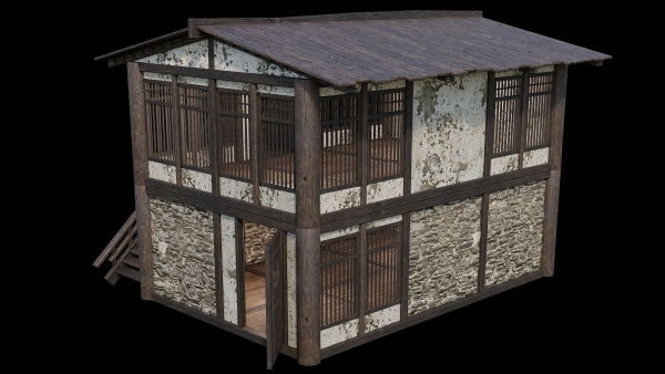 Medieval Houses Pack 31-32-33-34-35 - 4K Textures Game Ready