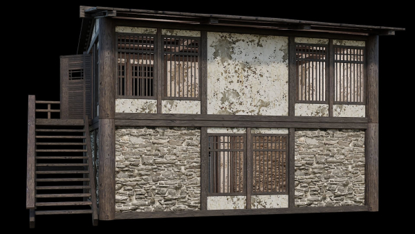 Medieval Houses Pack 31-32-33-34-35 - 4K Textures Game Ready
