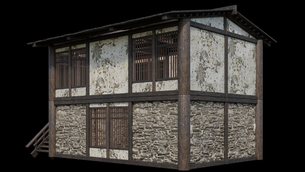 Medieval Houses Pack 31-32-33-34-35 - 4K Textures Game Ready