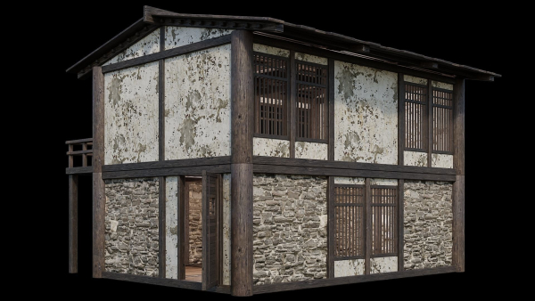 Medieval Houses Pack 31-32-33-34-35 - 4K Textures Game Ready