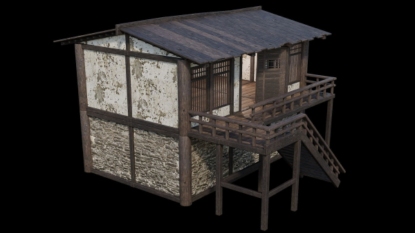 Medieval Houses Pack 31-32-33-34-35 - 4K Textures Game Ready