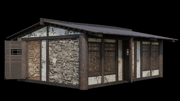 Medieval Houses Pack 31-32-33-34-35 - 4K Textures Game Ready