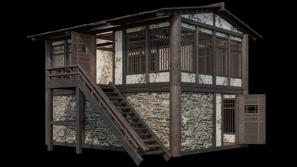 Medieval Houses Pack 31-32-33-34-35 - 4K Textures Game Ready