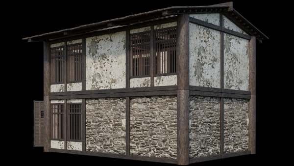 Medieval Houses Pack 31-32-33-34-35 - 4K Textures Game Ready