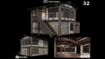 Medieval Houses Pack 31-32-33-34-35 - 4K Textures Game Ready