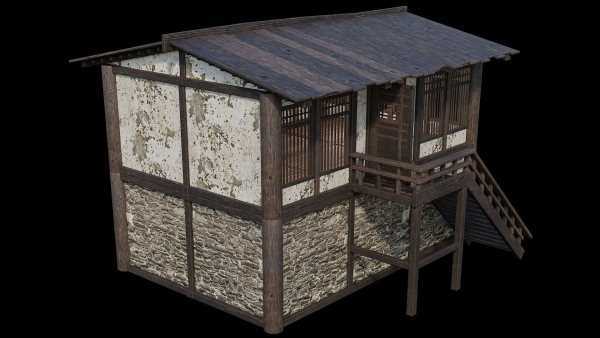 Medieval Houses Pack 31-32-33-34-35 - 4K Textures Game Ready