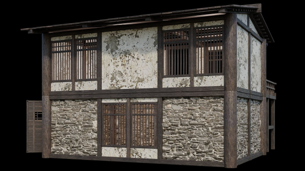 Medieval Houses Pack 31-32-33-34-35 - 4K Textures Game Ready
