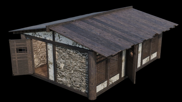 Medieval Houses Pack 31-32-33-34-35 - 4K Textures Game Ready
