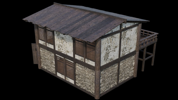 Medieval Houses Pack 31-32-33-34-35 - 4K Textures Game Ready