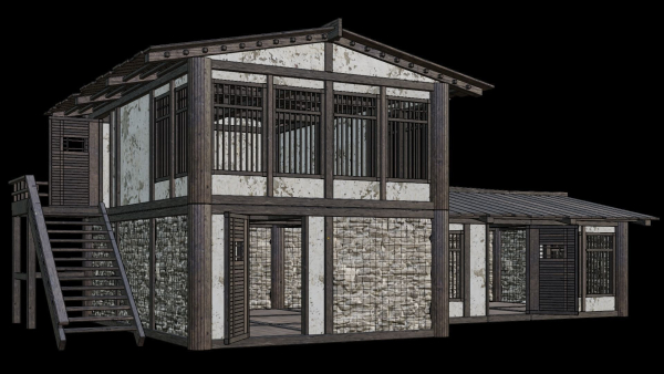 Medieval Houses Pack 31-32-33-34-35 - 4K Textures Game Ready