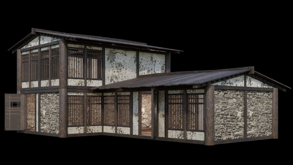 Medieval Houses Pack 31-32-33-34-35 - 4K Textures Game Ready