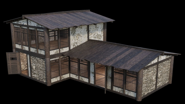 Medieval Houses Pack 31-32-33-34-35 - 4K Textures Game Ready