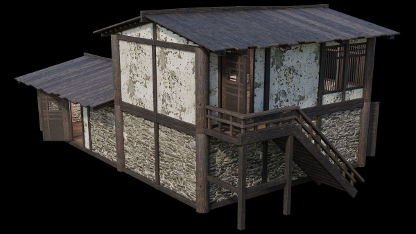 Medieval Houses Pack 31-32-33-34-35 - 4K Textures Game Ready