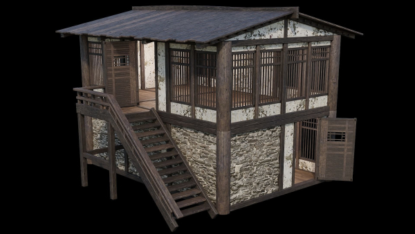 Medieval Houses Pack 31-32-33-34-35 - 4K Textures Game Ready
