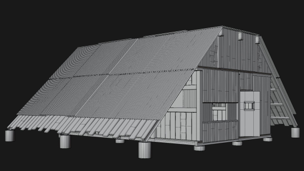 Medieval Houses Pack 56-57-58-59-60 - 4K Textures Game Ready