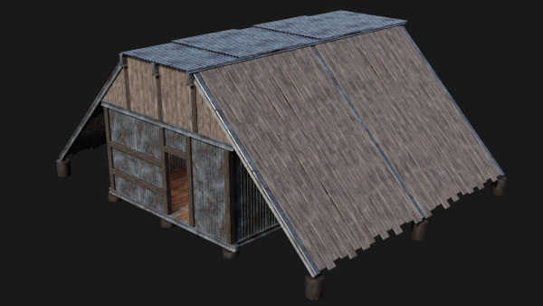 Medieval Houses Pack 56-57-58-59-60 - 4K Textures Game Ready