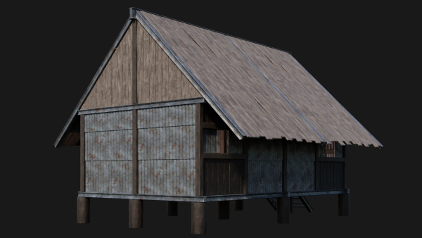 Medieval Houses Pack 56-57-58-59-60 - 4K Textures Game Ready