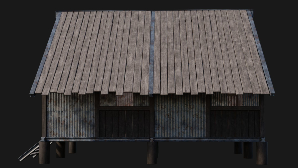 Medieval Houses Pack 56-57-58-59-60 - 4K Textures Game Ready