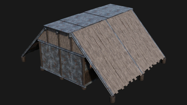 Medieval Houses Pack 56-57-58-59-60 - 4K Textures Game Ready