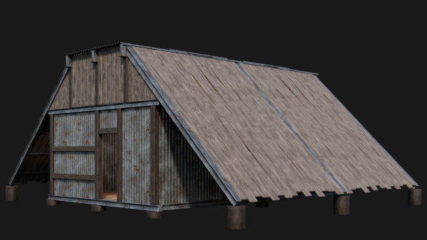 Medieval Houses Pack 56-57-58-59-60 - 4K Textures Game Ready