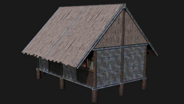 Medieval Houses Pack 56-57-58-59-60 - 4K Textures Game Ready