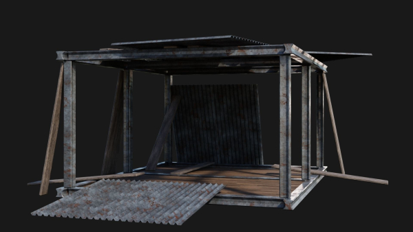 Medieval Houses Pack 56-57-58-59-60 - 4K Textures Game Ready