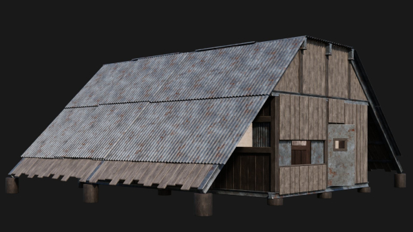 Medieval Houses Pack 56-57-58-59-60 - 4K Textures Game Ready