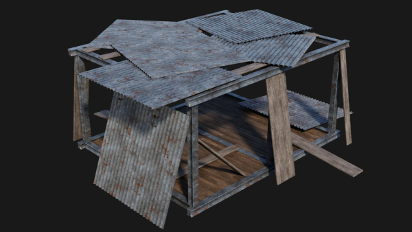Medieval Houses Pack 56-57-58-59-60 - 4K Textures Game Ready