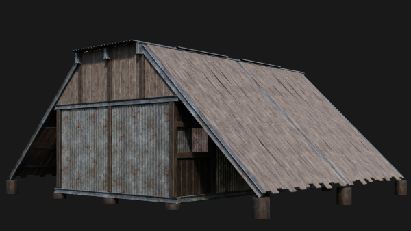 Medieval Houses Pack 56-57-58-59-60 - 4K Textures Game Ready