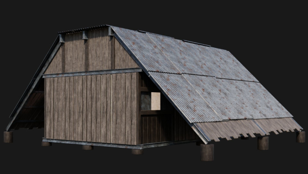 Medieval Houses Pack 56-57-58-59-60 - 4K Textures Game Ready