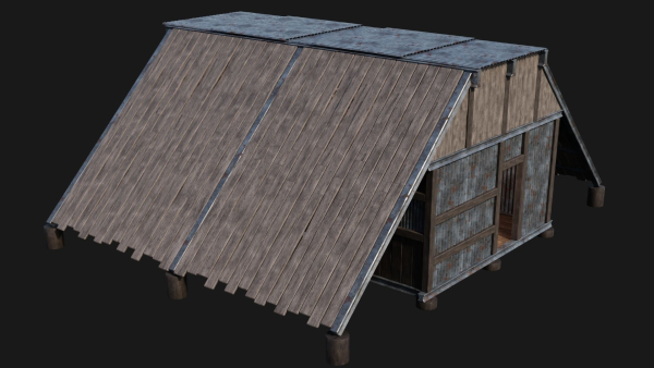Medieval Houses Pack 56-57-58-59-60 - 4K Textures Game Ready