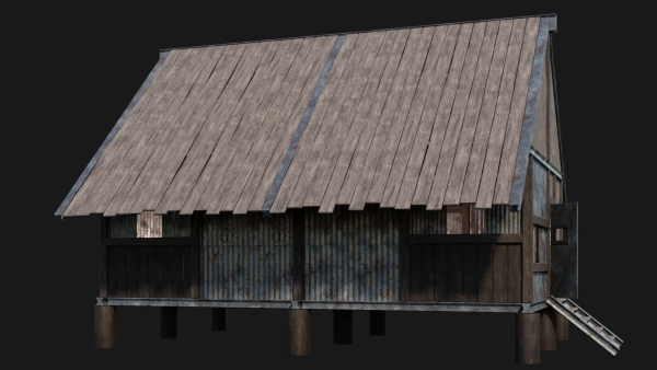 Medieval Houses Pack 56-57-58-59-60 - 4K Textures Game Ready