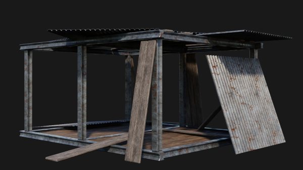 Medieval Houses Pack 56-57-58-59-60 - 4K Textures Game Ready