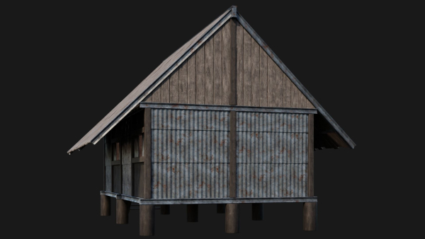 Medieval Houses Pack 56-57-58-59-60 - 4K Textures Game Ready